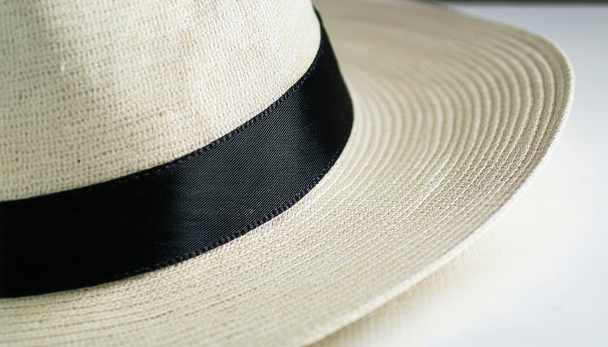Close-up of LadyBuckets hat showing quality material and design Close-up of LadyBuckets hat showing quality material and design